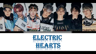 WayV  - Electric hearts (LYRICS) (COLOR CODED -  CHIN_ PIN_ ENG)