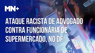 Vídeo mostra discussão com ataque racista de advogado contra funcionária de supermercado
