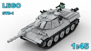 LEGO STB-1 / Type 74 tank in minifig scale!