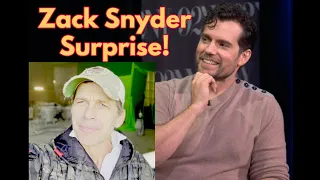 Henry Cavill responds to Zack Snyder surprise!