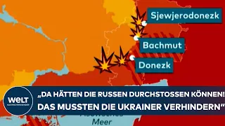 PUTINS KRIEG: "Da hätten die Russen durchstoßen können! Das mussten die Ukrainer verhindern!"