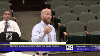 Planning and Zoning Committee Workshop Meeting 091219