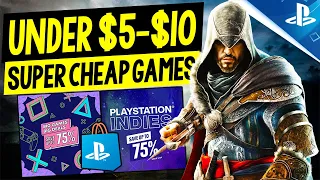 16 GREAT PSN Game Deals UNDER $5-$10! LATEST PSN SALES - SUPER CHEAP PS4/PS5 Games to Buy