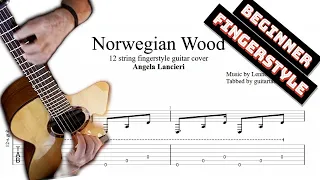 Norwegian Wood TAB - acoustic fingerstyle guitar tabs (PDF + Guitar Pro)