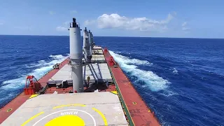 Ship Sailing in Open Sea