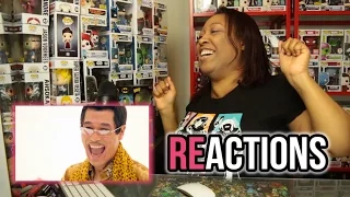 PPAP（Pen-Pineapple-Apple-Pen Official）”LONG” ver. ペンパイナッポーアッポーペン「ロング」バージョン／PIKOTARO(ピコ太郎) Reaction