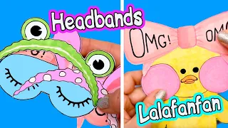 4 DIY Lalafanfan PAPER DUCK Headbands