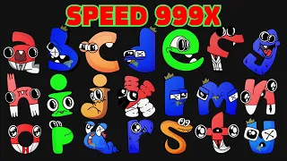 Alphabet Lore But Everyone Baby Rainbow Friends - Zombies-Super Mario Bros 3 (Speed 999X)