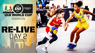 RE-LIVE - FIBA 3x3 U18 World Cup 2021 | Day 2 - Session 1