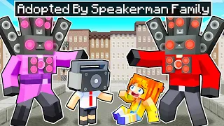 Adopted by the SPEAKERMAN FAMILY?! (Minecraft)