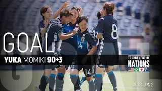 Australia vs. Japan: Yuka Momiki Goal - July 30, 2017