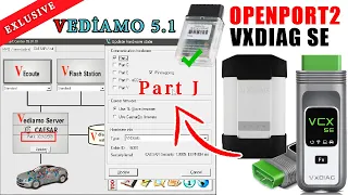 Vediamo 5.1 in J2534 mode. The impossible is possible. Connecting Open Port 2 VXDIAG SE. VCI. Part J