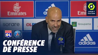 Conférence de presse OLYMPIQUE LYONNAIS - PARIS SAINT-GERMAIN (0-1) / 2022-2023