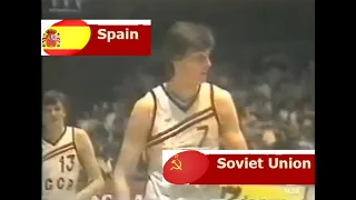 SOVIET UNION vs SPAIN / 1983 EuroBasket / Semi-final