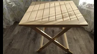 Folding Table DIY! Раскладной стол своими руками!