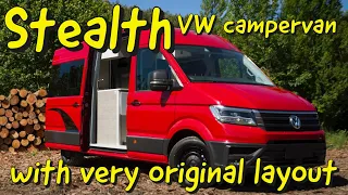 A very original layout for a stealth VW campervan conversion : Furgok