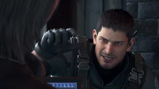 Resident Evil Vendetta (2017): Chris Redfield and Rebecca Chambers visit Leon S. Kennedy