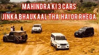 Bolero vs thar vs Scorpio off-roading test | @ninjabandhwarivlogs