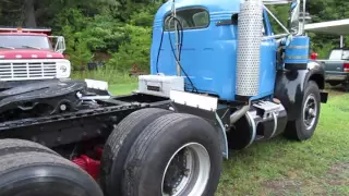 1963 B Model Mack 18 speed Quadruplex