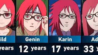 Evolution of Karin in Naruto and Boruto
