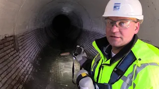 Walk inside a 120-year-old sewer!