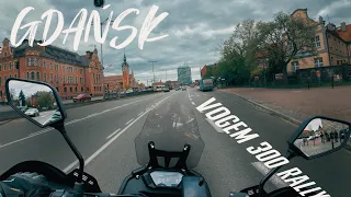 Vogem 300 rally po Gdańsku. Jazda już prawie dotartym motocyklem ;-)