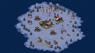 Red Alert 2 | Extra hard AI | 7 vs 1 | The Hill Have eyes Map | Great Britain