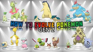 How To Evolve Pokemon From 2nd Gen