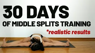 30 Days of Middle Splits Training ***realistic results