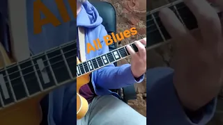 All Blues Guitar Solo