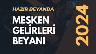 Hazır beyan sisteminde mesken kira gelirlerinin beyanı