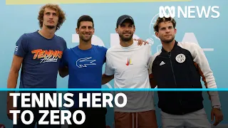 Djokovic's tournament turns into a coronavirus mess, and the tennis world isn't happy | ABC News