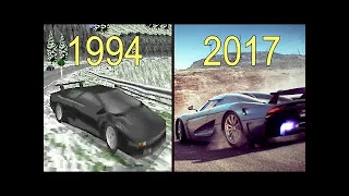 Evolution of Need for Speed Games 1994 2017