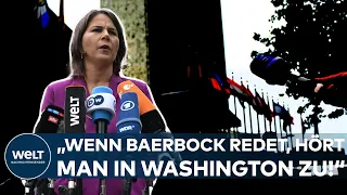 ANNALENA BAERBOCK IN DEN USA: "Wenn sie redet, dann hört man in Washington zu!"