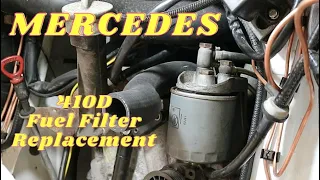 Mercedes 410D  Fuel Filter Replacement
