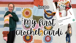 How I designed and crocheted my own cardigan //  + surprise reveal!