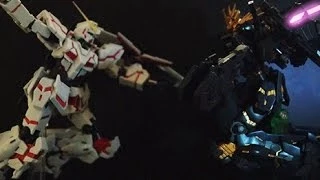 Unicorn vs Banshee - (MS vs MS 02) Gundam Stop Motion 【コマ撮り】