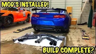 Rebuilding A Wrecked 2018 Camaro ZL1 Part 20