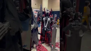 NIGHTMARE at Fan Expo!! 😱😱 Spawn And RingWraith Cosplay!! #shorts #spawn #spawncosplay