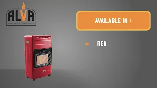 (GH-312/320/321) - ALVA - 3 PANEL LUXURIOUS INFRARED RADIANT INDOOR GAS HEATER