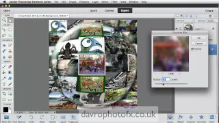Glass Photo Sphere Photoshop Elements