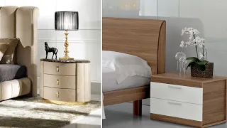 40 Super stylish bedroom side table designs 2020 - Modern bedside table ideas