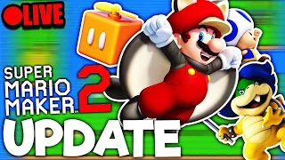 HYPE! Das große Mario Maker 2 Update! EURE Update Level! | Live-Aufzeichnung