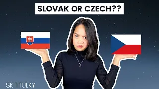 Slovak VS Czech Language Challenge | Tried pronouncing Czech Tongue-twisters too! (SK Titulky)