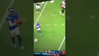 Matt Stafford knew what he was doing on this play taking out the Tampa Bay buccaneers defense