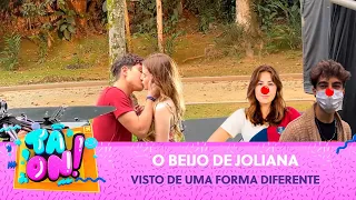 Cena exclusiva do beijo de Joliana! | Tá On