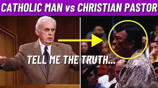 Catholic Man Asks Christian Preacher About Salvation Then THIS Happens