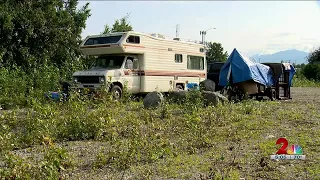 Homeless campers return to Cuddy Park after abatement