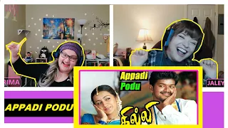 "Appadi Podu" REACTION!| Thalapathy Vijay| Trisha #thalapathyvijay #vijay #appadipodu #ghilli