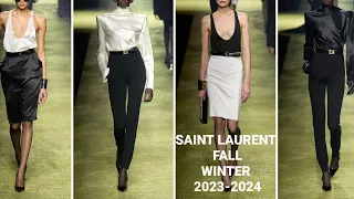 SAINT LAURENT Fall Winter Fashion Trends 2023 2024